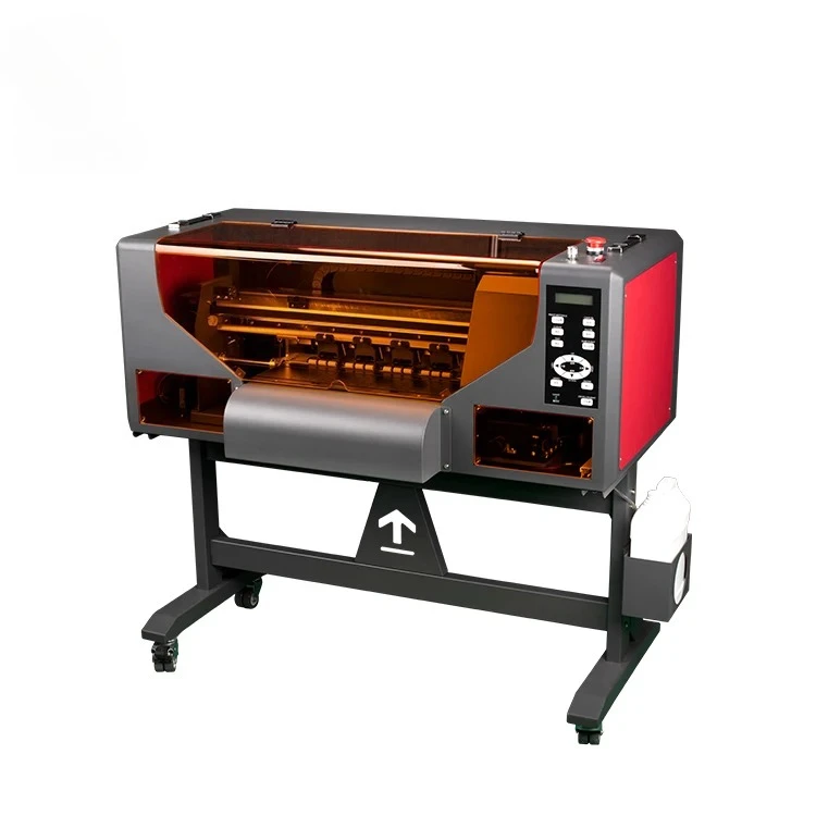 A3 DTF Printer with Dual I3200 Heads, Digital T-shirt Printing Machine with Powder Shaker for Clothes & Fabric