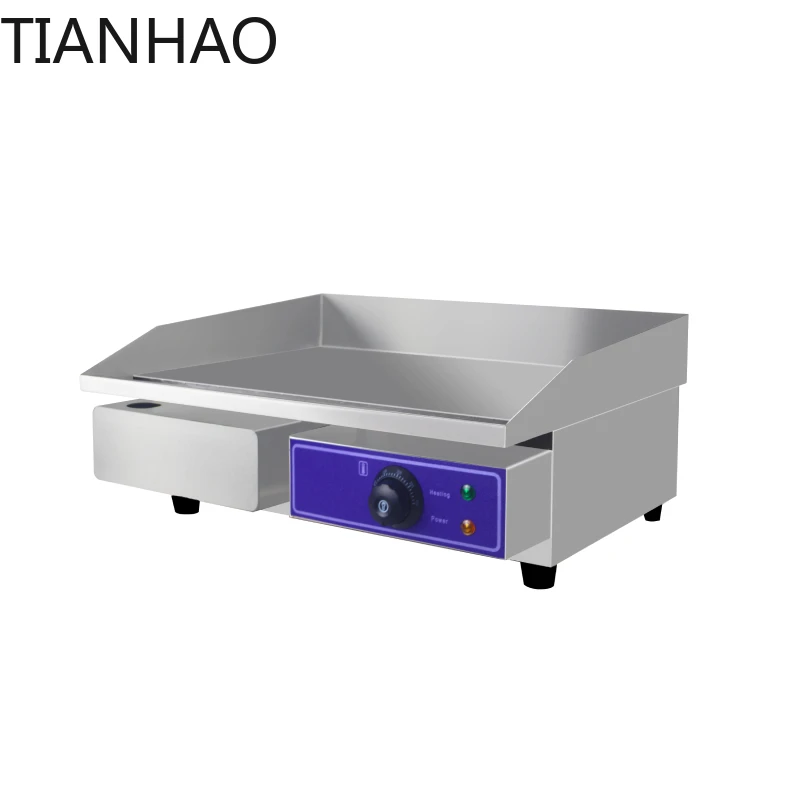 Máquina Teppanyaki, parrilla, placa caliente, plancha eléctrica comercial de acero inoxidable, plancha para restaurante