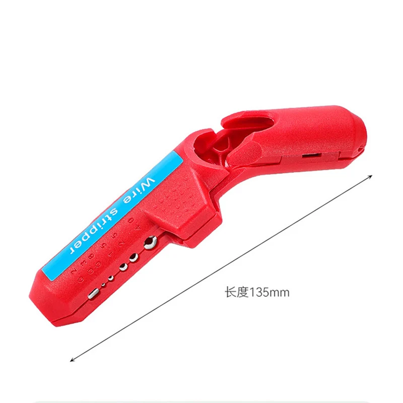 Universal Stripping Tool with Curved Handle Cable Removal Tool High Precision Wire Stripping Pliers for Electrical Cable Cutting