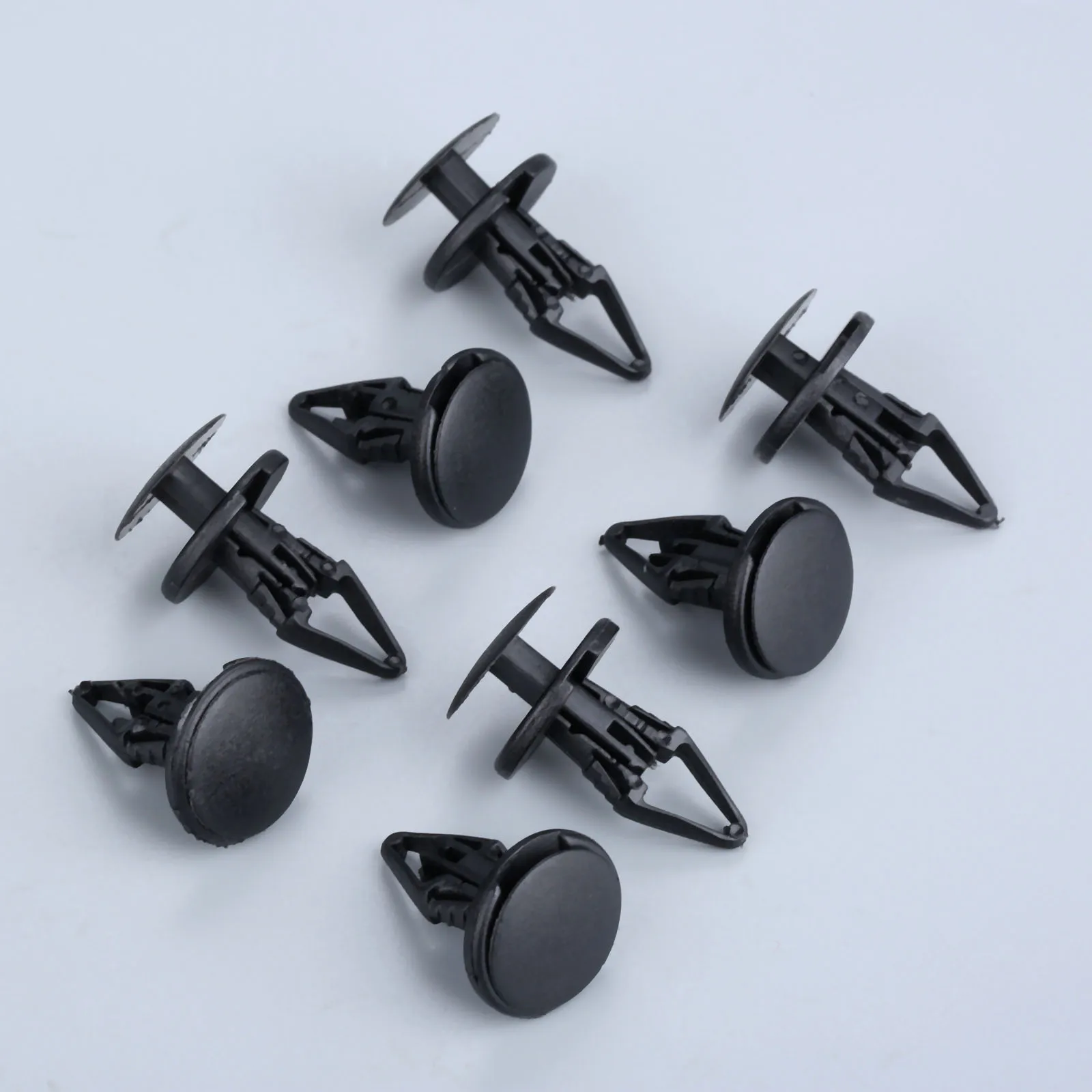 Fixations de garde-boue de voiture, 50 pièces, rivets de fixation en plastique, adaptés aux véhicules universels, taille de trou de 6.3mm