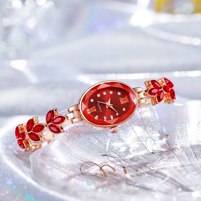 Women's Watches Light Luxury Female Watch Oval Ladies Fashion Quartz Bracelet Wristwatch Dress Female Clock relogio feminino