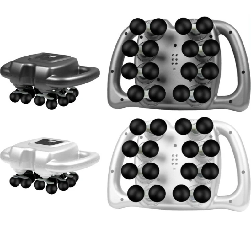 

Fascia Gun Muscle Massager Gun Sixteen-head High Frequency Neck Shoulder Waist Massage Machine Professional Fascia Massage Gun