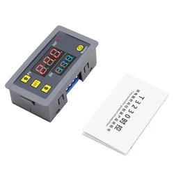 DC12V 24V AC110V-220V T3230 Digital Time Delay Relay LED Display Cyclic Adjustable Timing Relay Control Switch