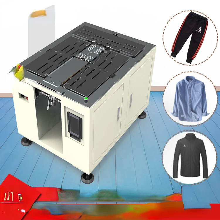 Automatic T-shirt clothes bagging machine Pants shirt multi-function machinery