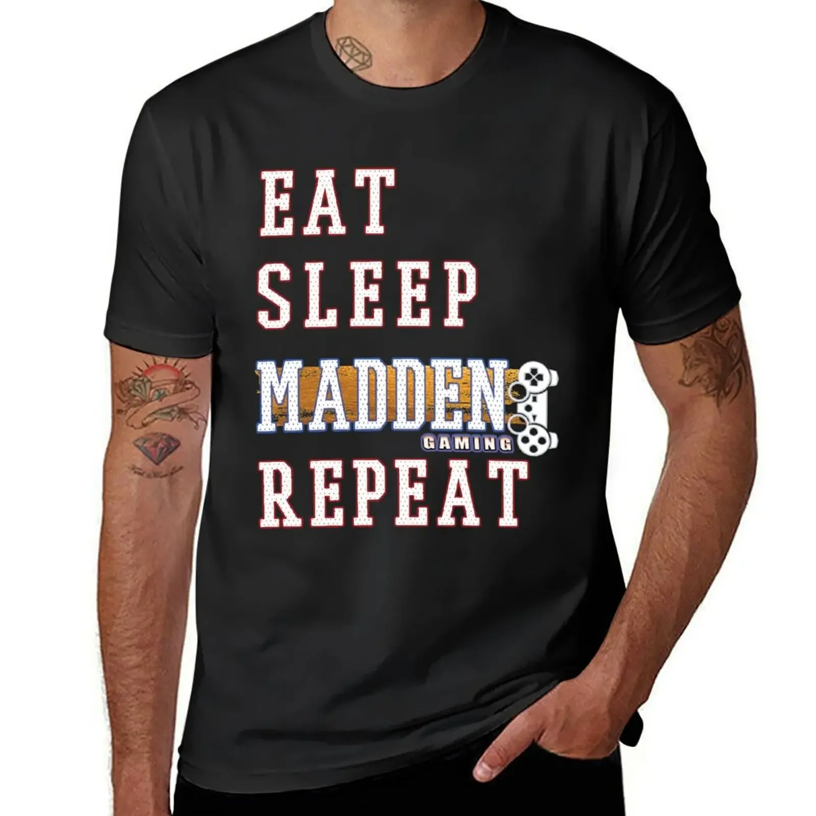 

Best Madden Videos Games With Eat Sleep Repeat Quotes T-Shirt anime shirt funny gifts mens t shirts top quality