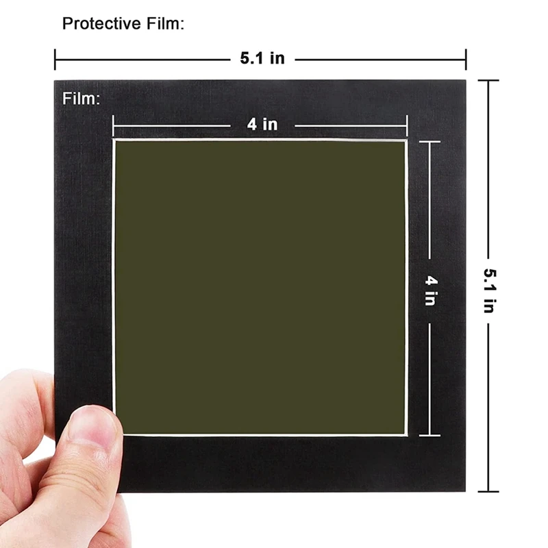 Pellicola di visualizzazione del campo magnetico da 4X4 pollici, visualizzatore di campo magnetico, Display a flusso magnetico, rilevatore di motivi