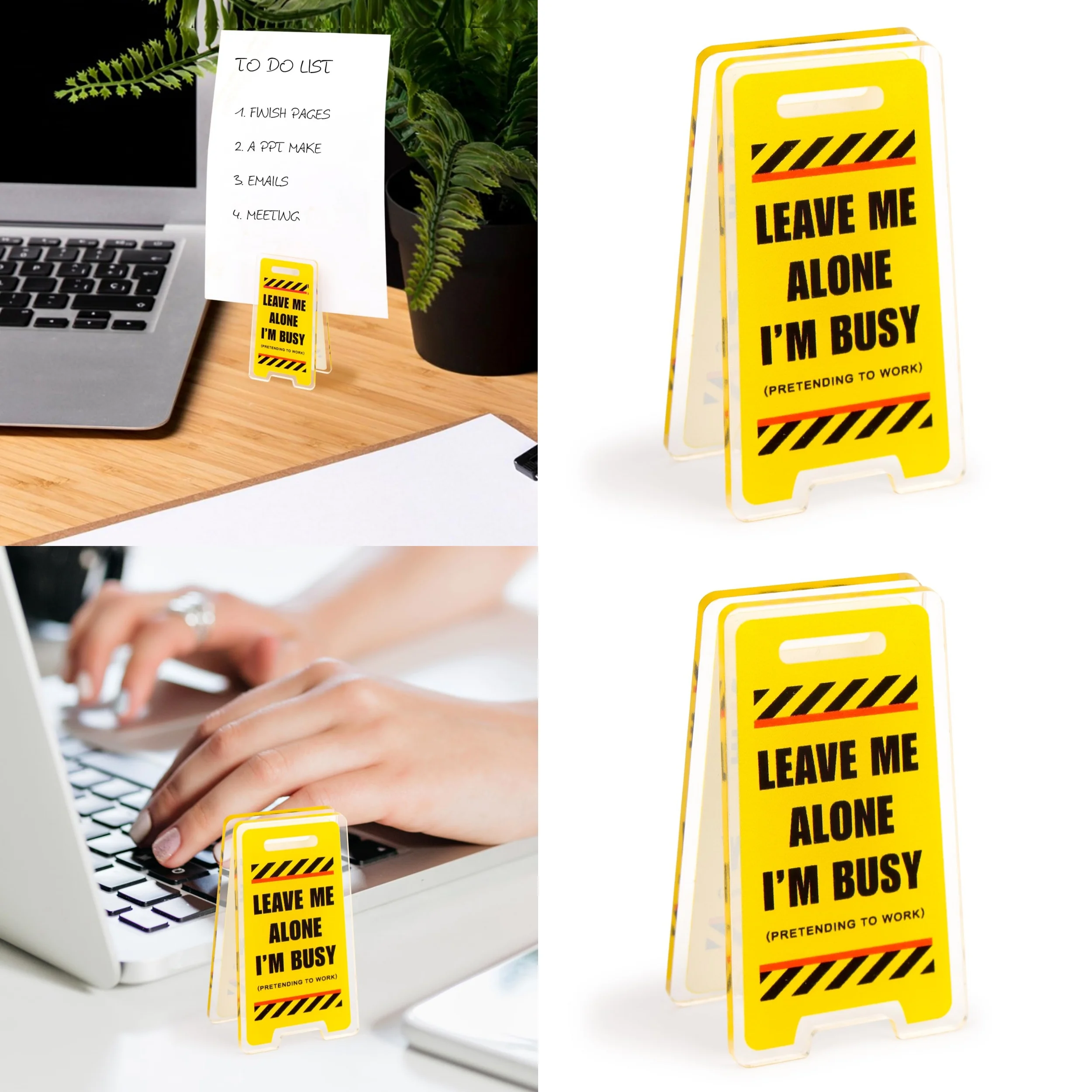 Acrylic Desk Sign 