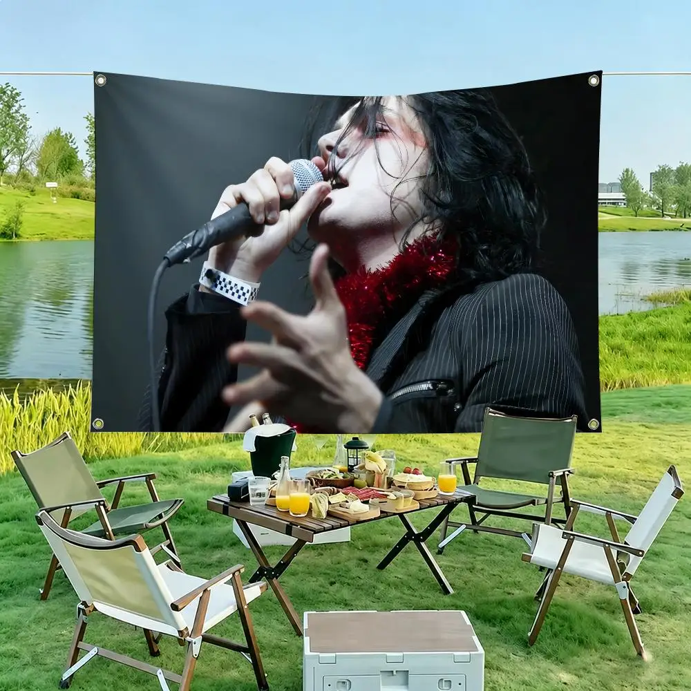 G-gerard Way Singer Flags Flag Tapestry Outdoor Decor Flaga Decorative Home Objects Barber Shop Decoration