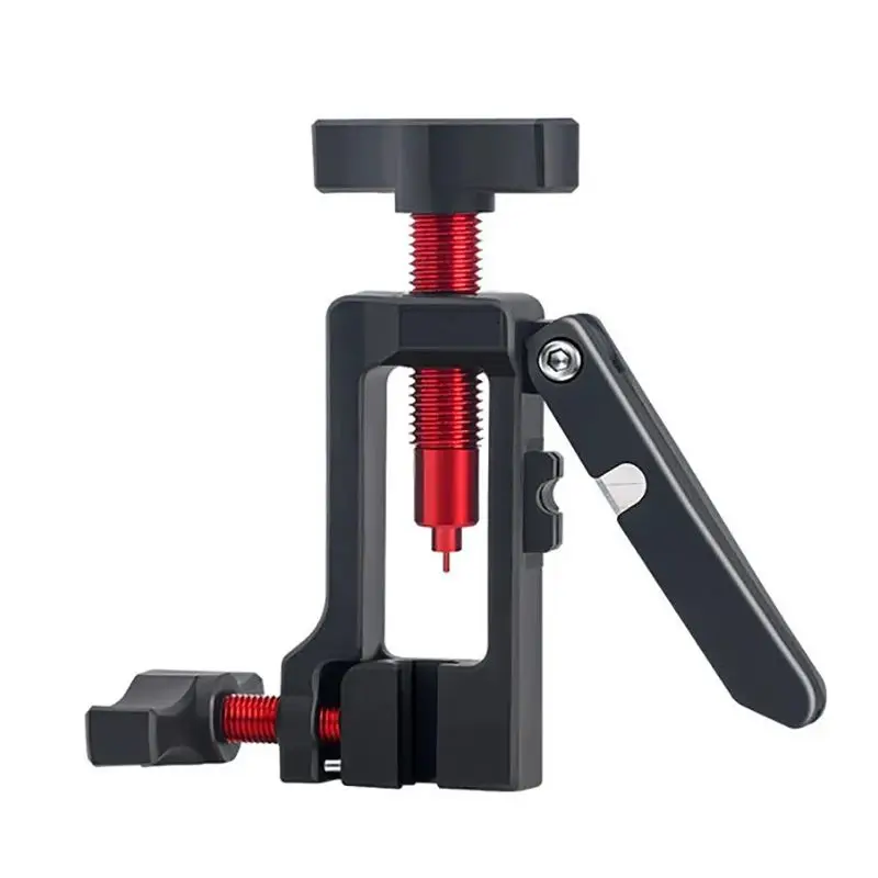 Cortador de tubo conductor de aguja de bicicleta para inserto de manguera de freno, herramienta de instalación de inserción de conexión de manguera hidráulica, Nailon/aleación de aluminio