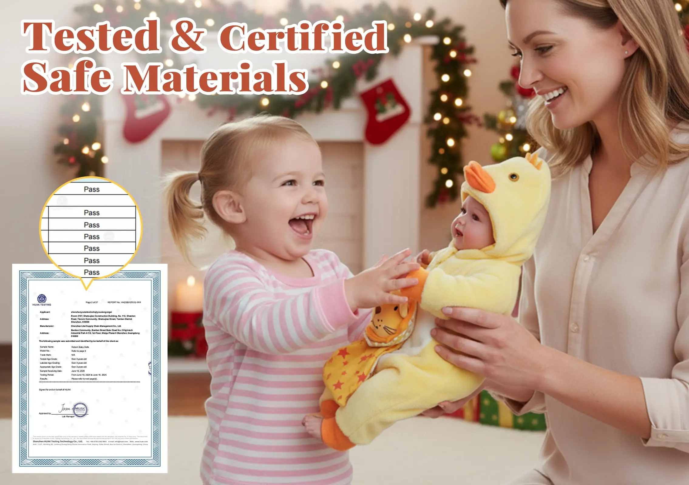 BABESIDE Lekki zestaw lalek dla dzieci – Realistyczna, miękka lalka o wysokości 38 cm dla dziewczynek, łatwa do przenoszenia i przytulania – Zabawa w udawanie i prezent dla maluchów