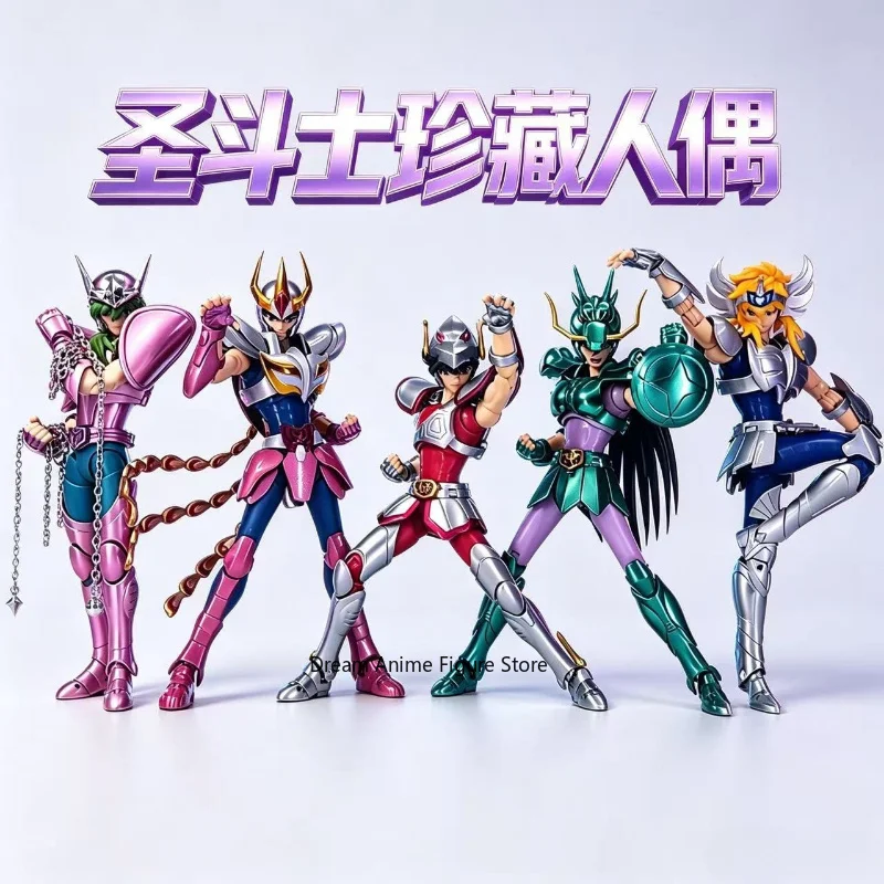 

Great Toys GT Saint Seiya Myth Cloth EX Pegasus Dragon Shiryu Hyoga Cygnus Andromeda Shun Phoenix Ikki V1 Caballeros del Zodíaco
