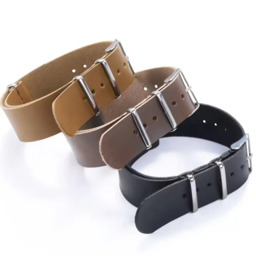 18mm 20mm 22mm 24mm Weiches PU-Leder Uhrenarmband Universalarmband Uhrenzubehör für Damen und Herren 1 Stück