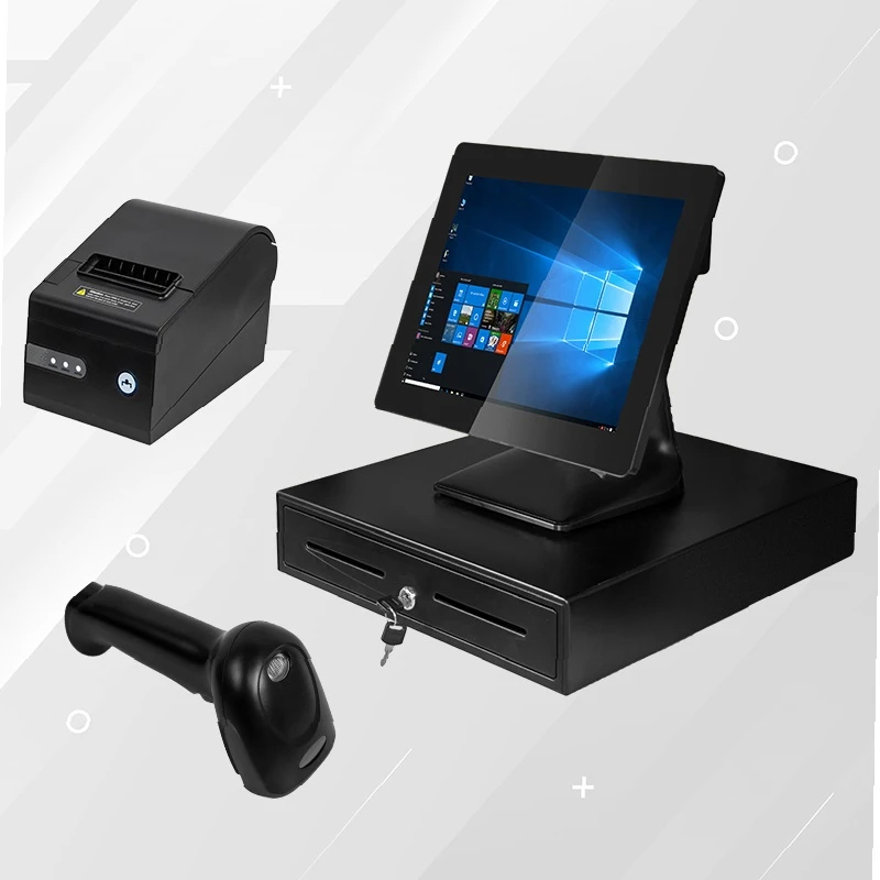 Sell cash register terminal with printer cash drawer Pos system