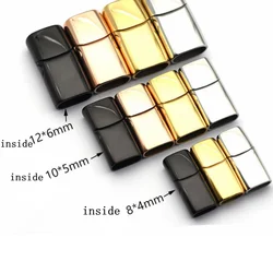 10 stücke Edelstahl Magnet verschlüsse Loch 12*6mm 8*4mm 10*5mm für Leders chnur Armband Magnets chnalle DIY Schmuck Herstellung Verschluss