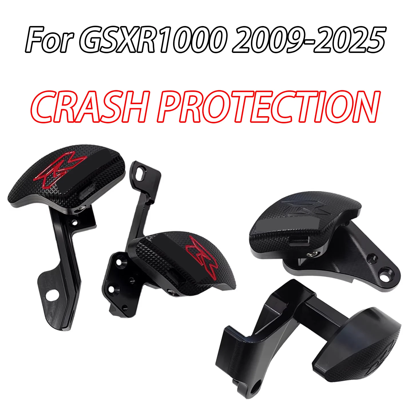 

Suitable for Suzuki GSX1000R K9 L1 L2 K17 L7 GSXR1000 2009-2025 Motorcycle Bumper Frame Crash Slider Engine Crash Protection Bar