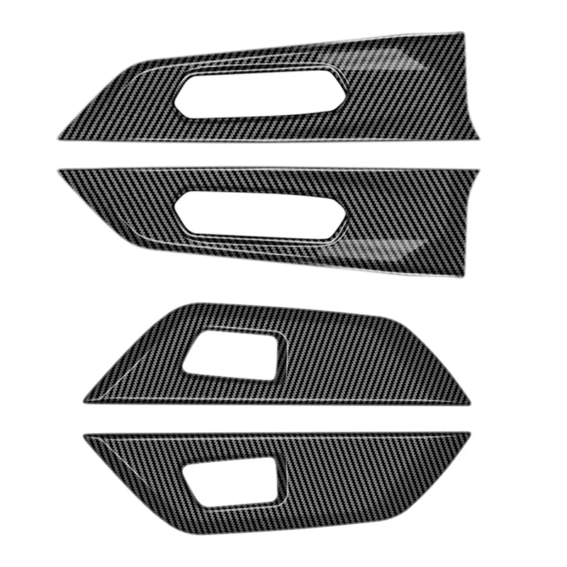 

4Pcs for Toyota Veloz 2022+ Carbon Fiber Automotive Interior Inner Door Panel Strip Cover Frame Trim