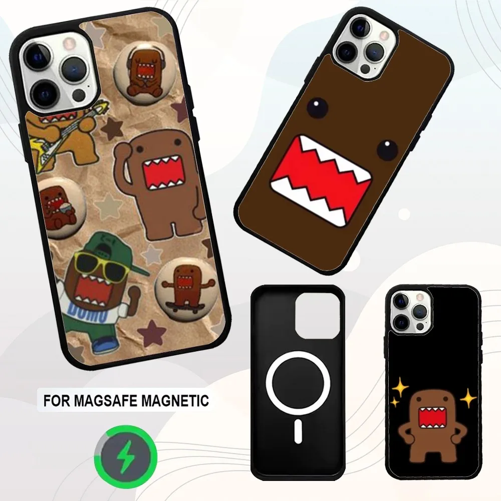 

Cute Domo-kun Phone Case For iPhone 16e,16,15,14,13,12,11,Plus,Pro,Max,Mini Magsafe Magnetic Wireless Charging