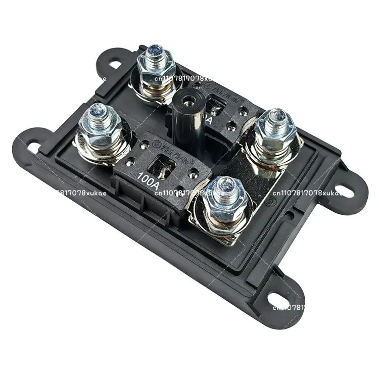 

ANM-B2Y Fuse Holder 2-position Covered Fuse Box Double Row Bolt High Current Fuse Base