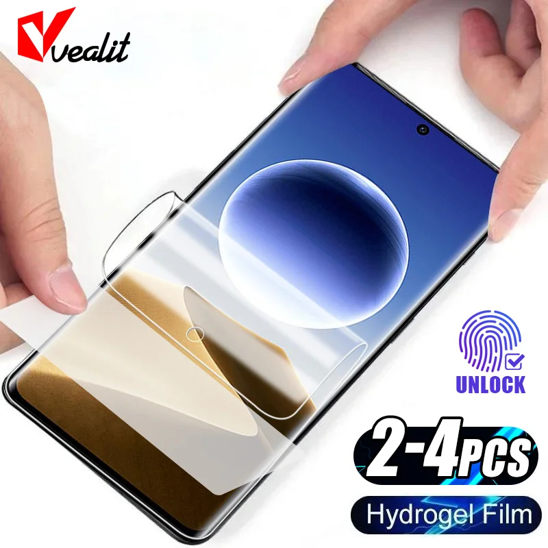 

2-4Pcs Full Curved Hydrogel Film For Oppo Find X7 Ultra X6 X5 X3 X2 Neo Screen Protector For Oppo A3 A2 A1 Pro Unlock Soft Film