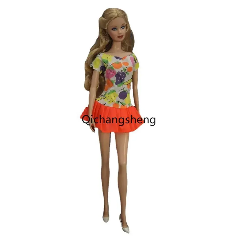 

Floral Colorful Little 1/6 BJD Clothes for Barbie Doll Dress Outfits Princess Party Gown 11.5" Dolls Accessories Dollhouse Toys