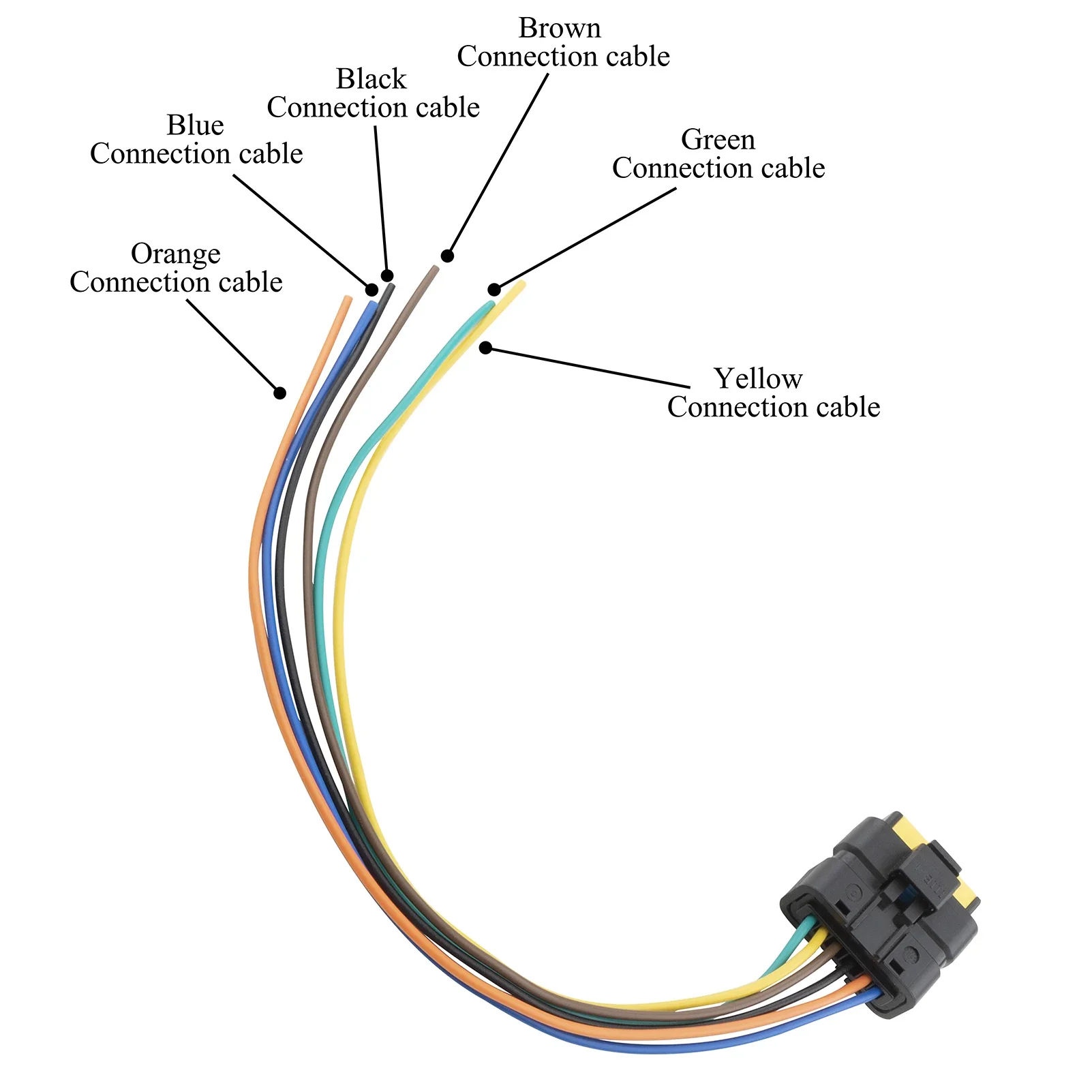 6 ピンリアテールライト回路基板ケーブルハーネスルノー MK3 クリオ 3 カーアクセサリー