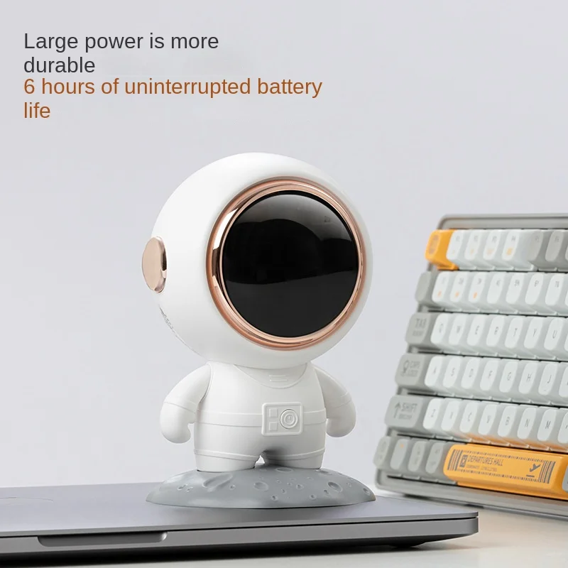 Spaceman Astronaut Wireless Bluetooth Speaker Cute Cool Boys and Girls Outdoor Desktop Subwoofer Gift