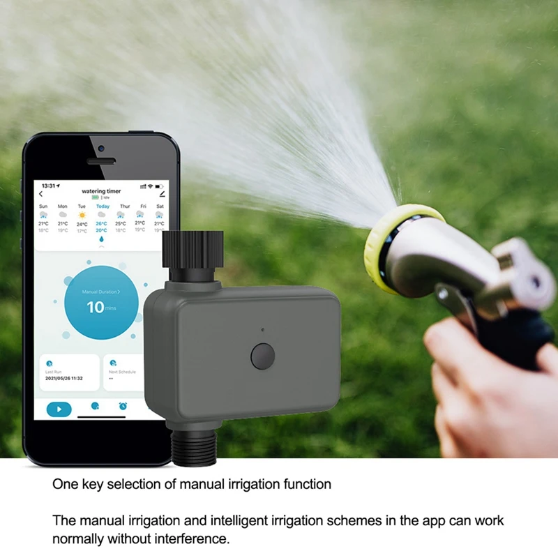 Tuya Smart Garden Watering Timer Bluetooth Automatic Drip Irrigation Controller Smart Water Valve Garden