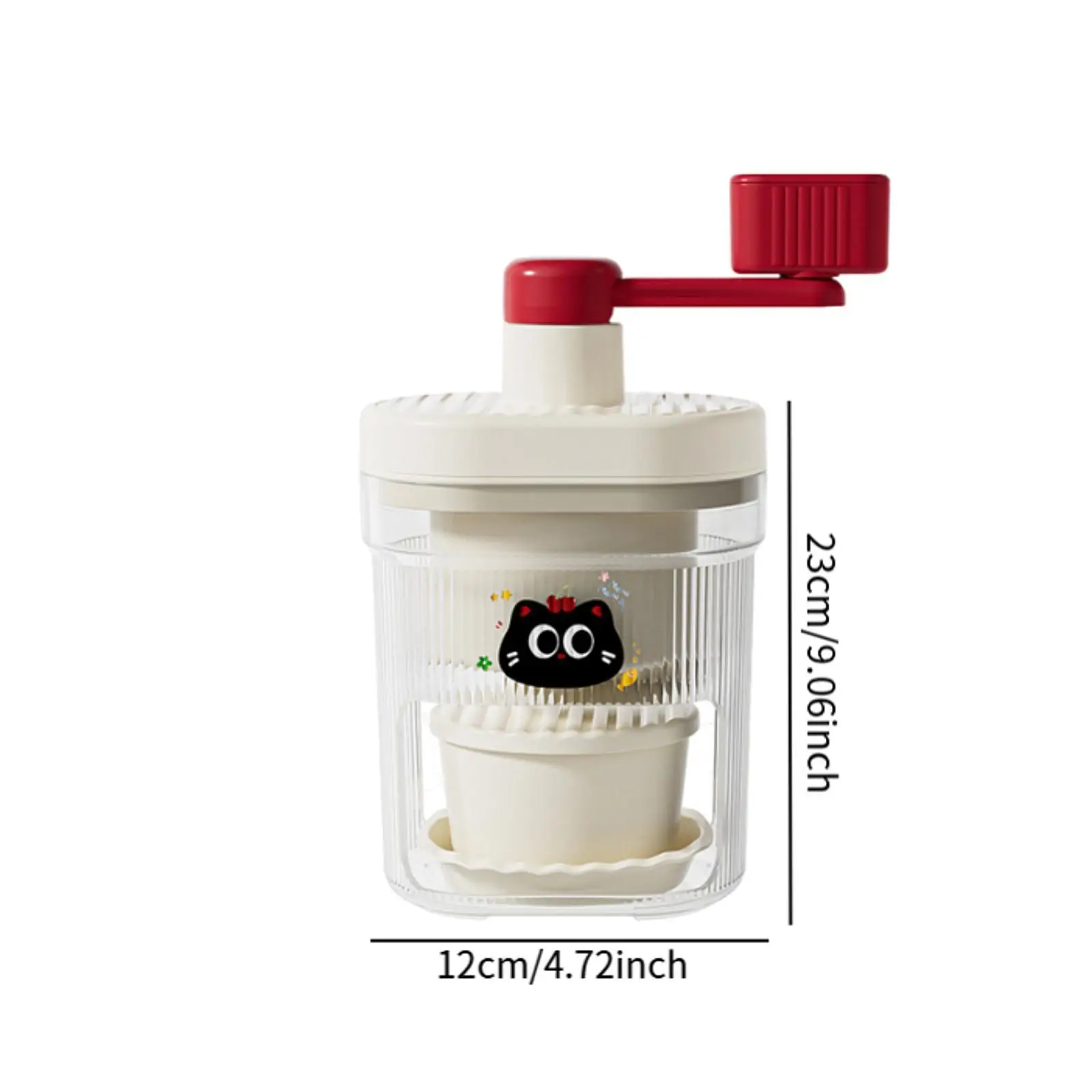 スムージーを作るための手動アイスクラッシャー家庭用キッチン用品ポータブルスノーコーンマシン家庭用レストランバーキャンプ