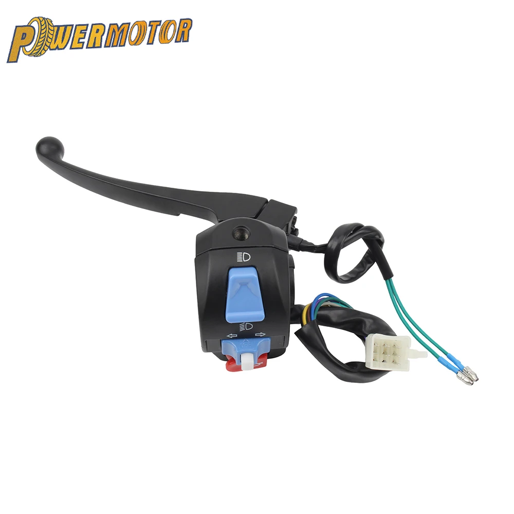 Motorrad Roller Bremshebel Lenker Schalter Steuerung Montage Horn 12v 7/8 Zoll 22mm Geeignet für GY6 50cc 125cc 150cc Moped