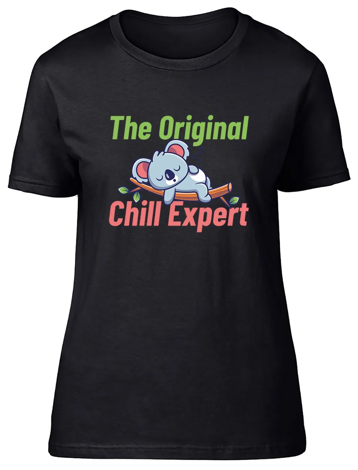 Koala Bear The Original Chill Expert Funny Womens T-Shirt Ladies Gift Tee