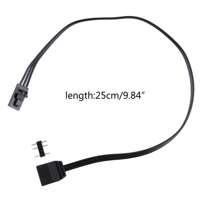 F3KE Customizable ARGB Adapter Cable for Corsair QL LL120 ICUE Take Control of Your Lighting Solution