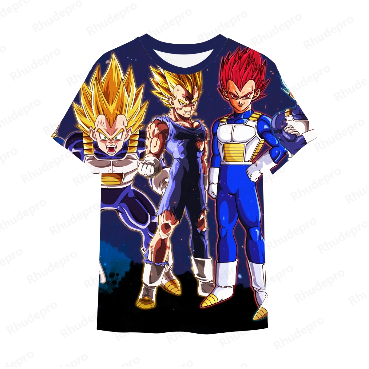 

Summer 2025 Hot Men New Dragon ball Goku All Over 3D Print Cosplay Children Street T-Shirts Unisex Oversized Tops Short sleeve