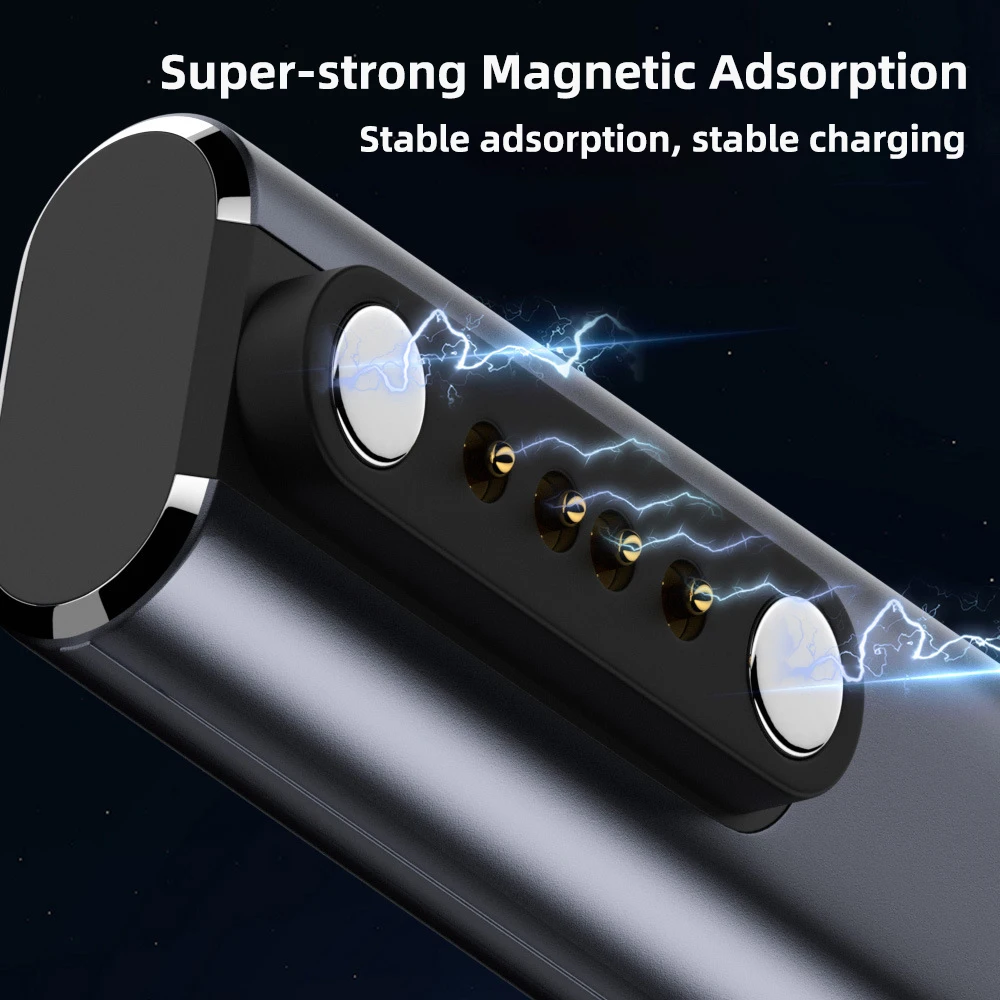 Magnetic Charger Adapter Type C to 7.62mm/2/4pin Converter for Children Smart Watch Shokz Bone Transfer Headset Charging Adapter view 3