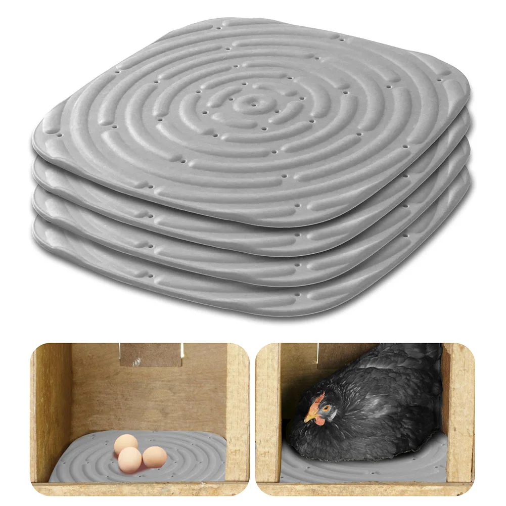 

2/4/8pcs Washable Chicken Nesting Pads Heat-resistant Waterproof Chicken Laying Mats Sponge Reusable Nest-Box Pad For Laying Egg