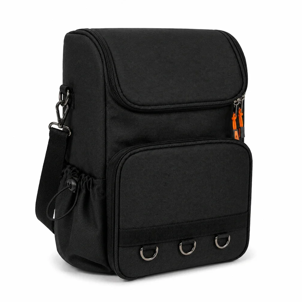 Portable RC Backpack Storage Bag Holds 2 RC Cars 1/18 TRX-4M Defender Bronco Crawler Waterproof Outdoor Carry Case RC Bag
