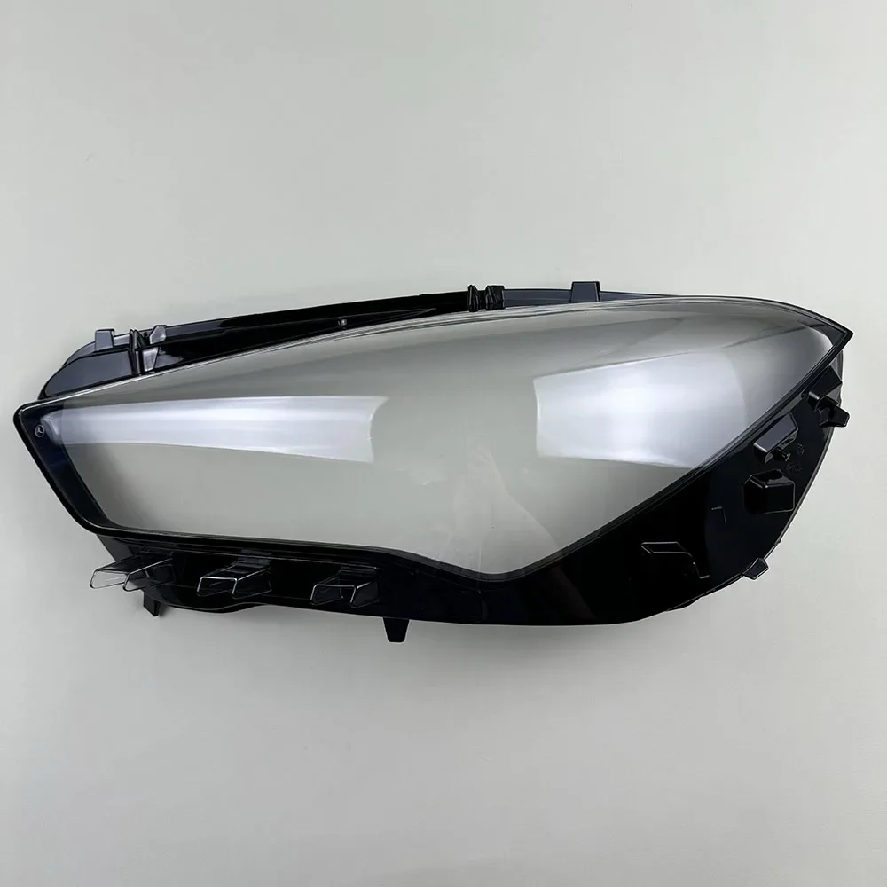 لمرسيدس بنز CLA W118 2020 2021 2022 كشافات غطاء شفاف عاكس الضوء العلوي قذيفة قناع عدسة شبكي