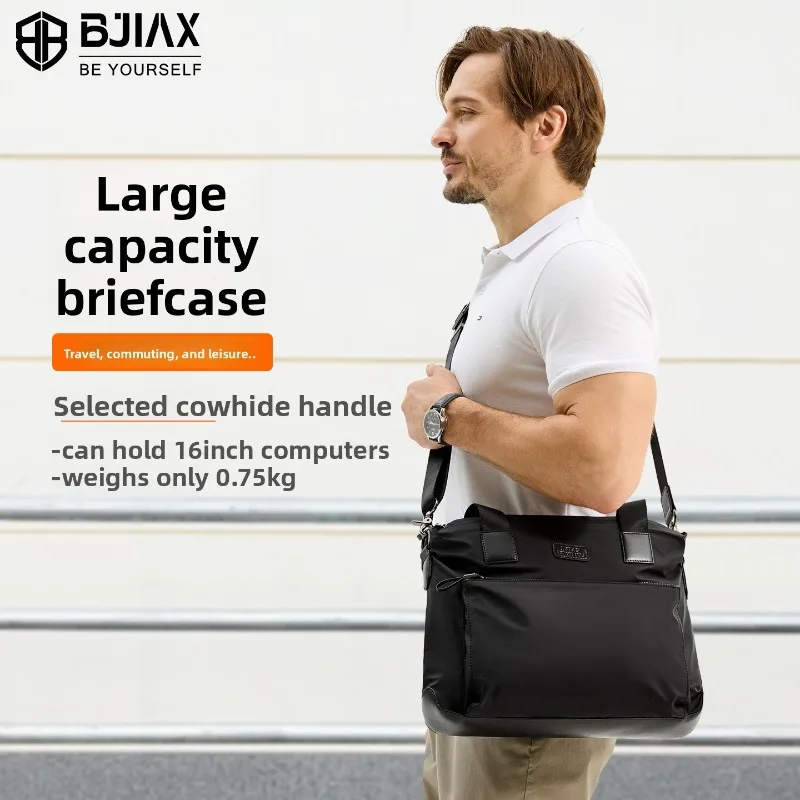 new-men's-horizontal-business-casual-tote-bag-nylon-oxford-canvas-shoulder-bag-crossbody-bag-briefcase