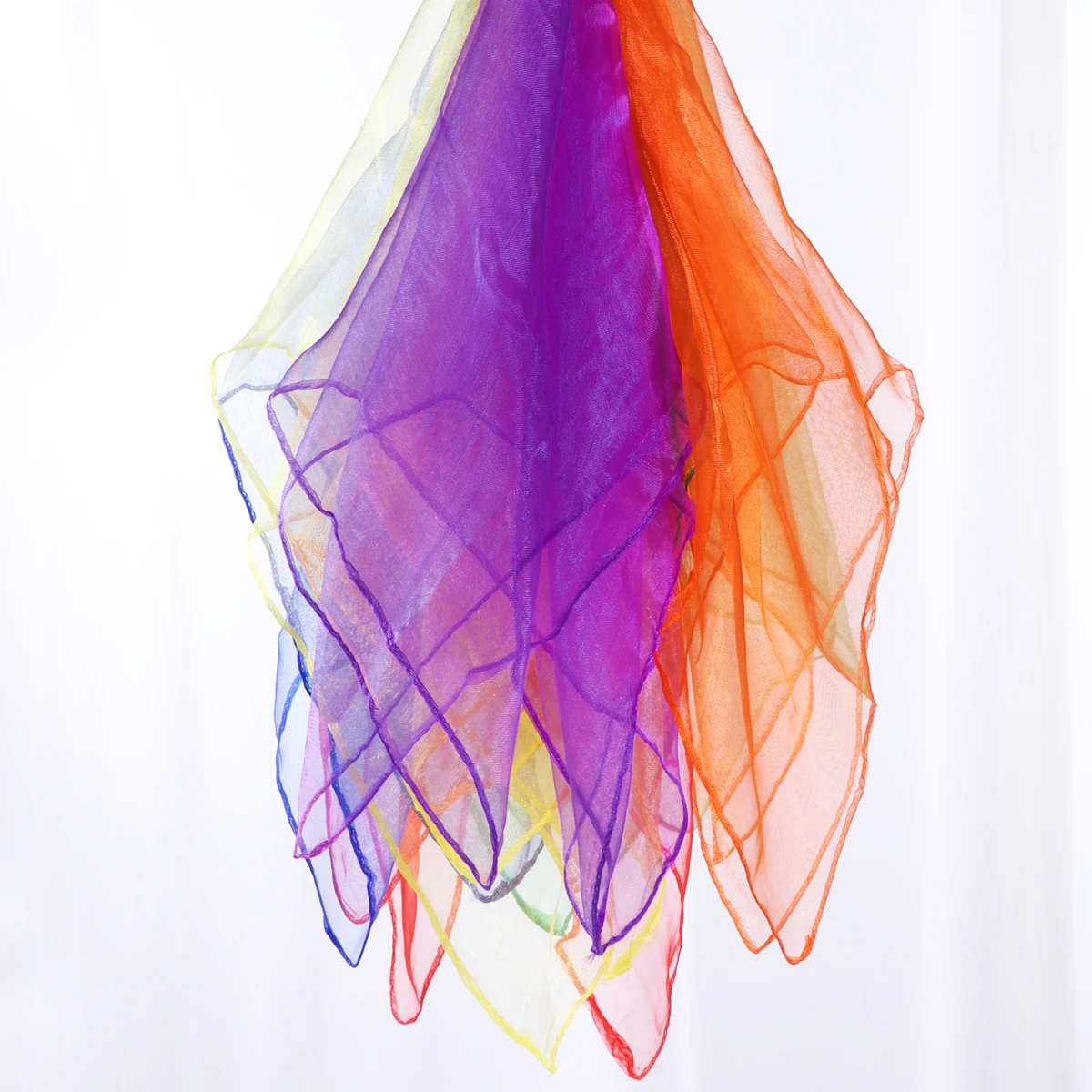 

Hemmed square silk scarf Dance scarves Juggling scarf Rhythm scarf