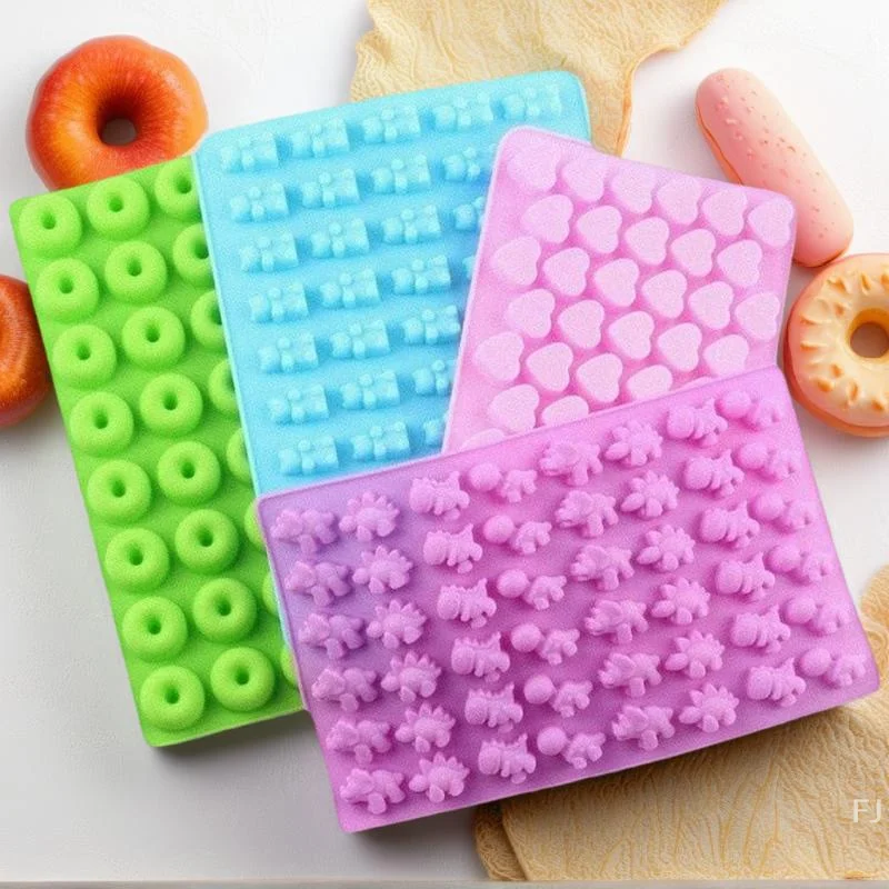 

[YU] Набор форм для конфет «Гумный медведь» с 2 капельницами, силиконовые антипригарные формы для шоколада, сделай сам, многообразная желейная помадка, кухонный инструмент