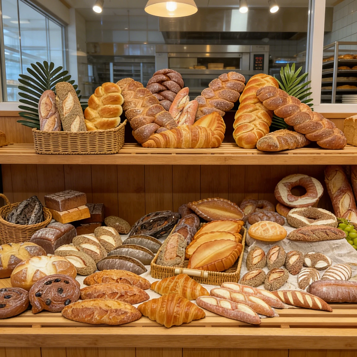1PC Realistische Künstliche Brot Modell Simulation Gefälschte Lebensmittel Croissant Baguette Bäckerei Shop Display Dekor Küche Fotografie Requisiten – Detail 2