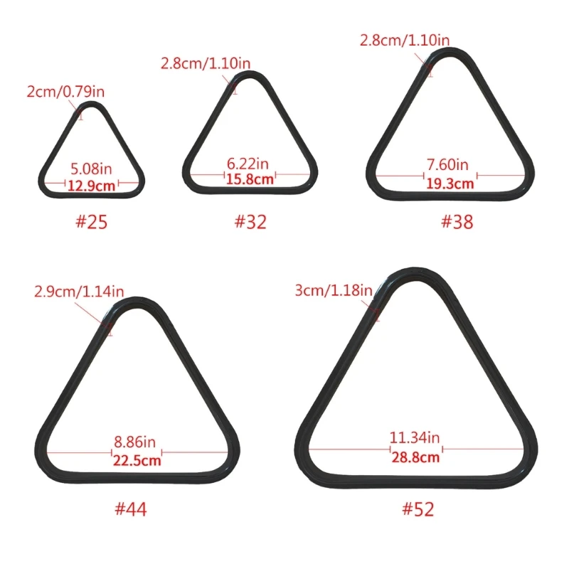 Треугольная рама для бильярда Треугольная стойка для бассейна Держатель для бильярдного стола Рамка для шаров для снукерного для