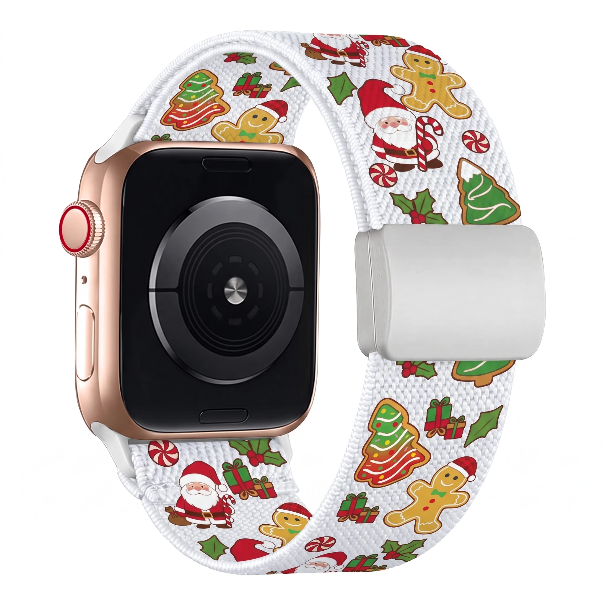 Magnetic Loop For Apple Watch Band 40mm 44mm 45mm 49mm 41mm 38 Nylon Sport Bracelet Iwatch Ultra 4 3 2 Series 12 11 10 9 8 Se