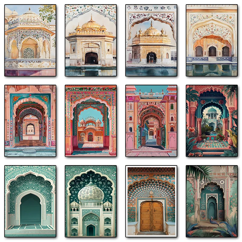 Home Decor Jaipur - Poster Bangunan Indischer Palast Jaipur dan
