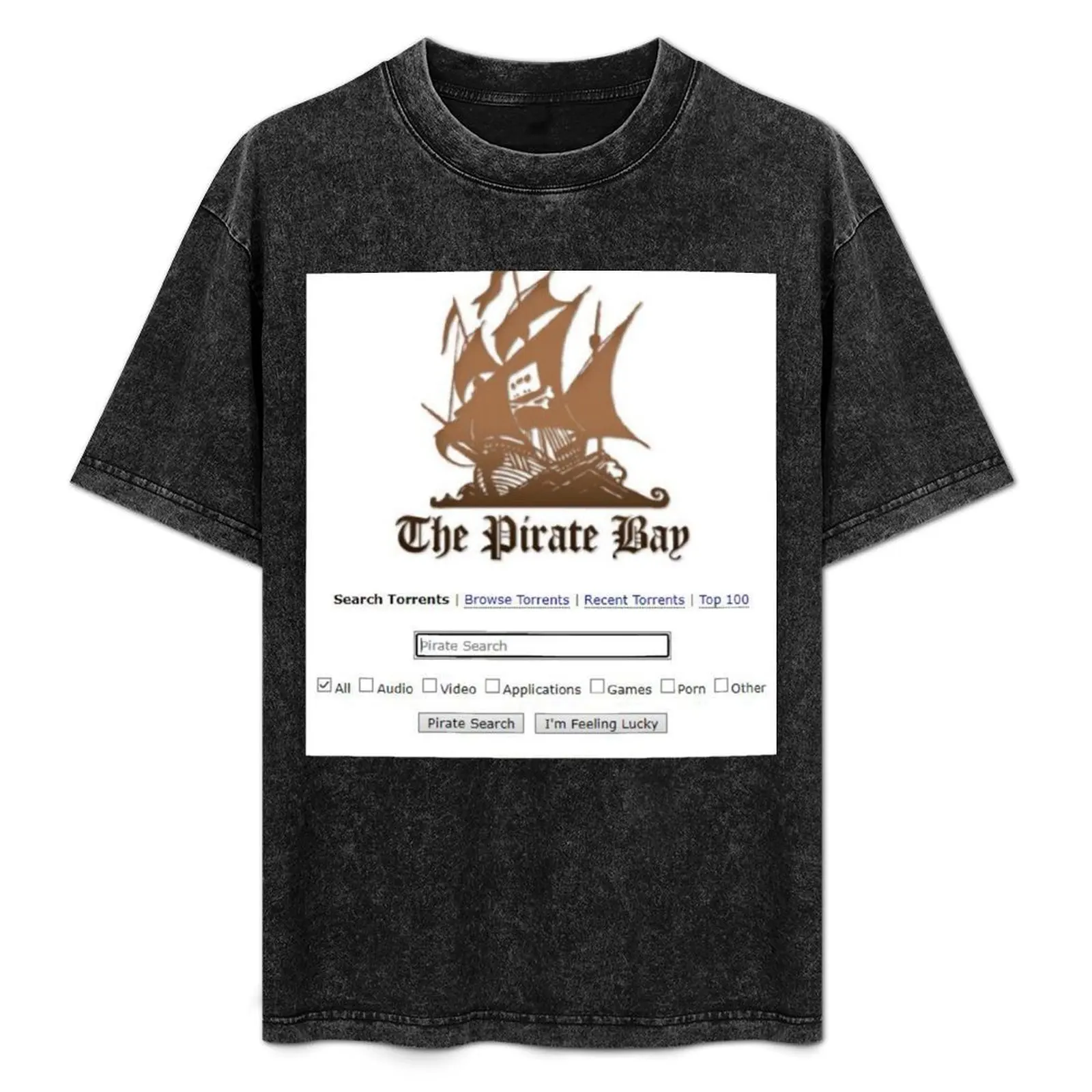 

Thepiratebay-The Pirate bay T-Shirt Basic Breathable Solid Color T-Shirt