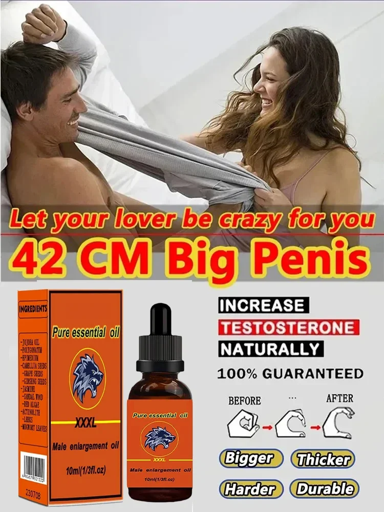 Aceite Esencial sexual para hombre, masaje Natural puro