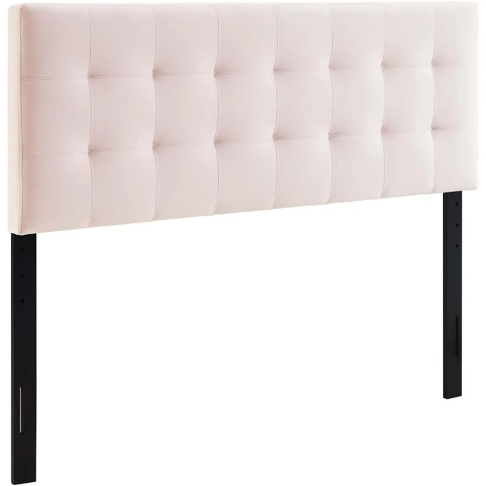 Tufted Full Performance Velvet Headboard Bed Headboards freight Free Bedroom Furniture Home