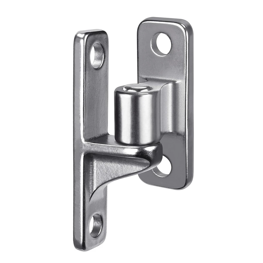 2 Pack 304 Stainless Steel Heavy Duty Gate Hinges - Non-Welding Wall Mount, Ideal for Wooden Fences, Farm Gates