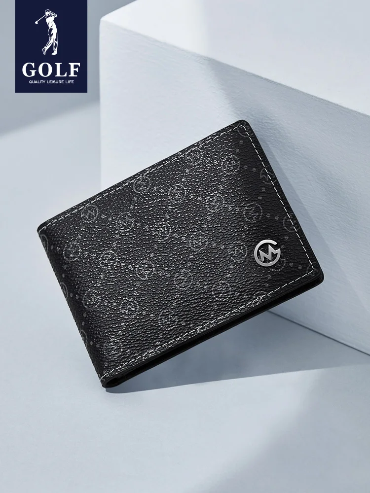 

Golf men's Card Bag Retro Printing Wallet Women's holder Bag Multi Card slot one-piece driver's license bag