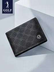 Golf men's Card Bag Retro Printing Wallet Women's  holder  Bag Multi Card slot one-piece driver's license bag