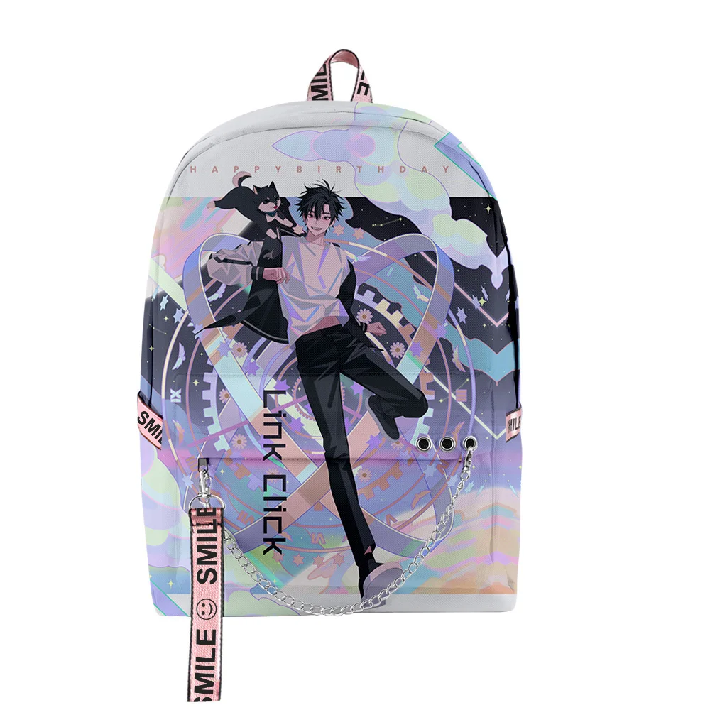 Classic Popular Link Click Anime 3D Print Student School Bags Unisex Oxford Waterproof Notebook multifunction Travel Backpacks